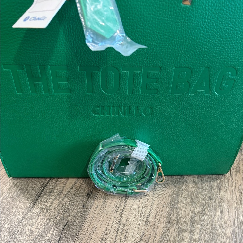 Vibrant Green Tote Bag BNWT - Picture 5 of 6